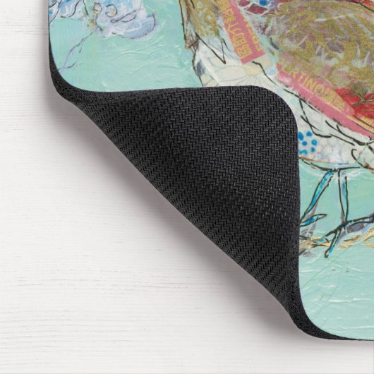 Aqua Bird Mousepad (Ecke)