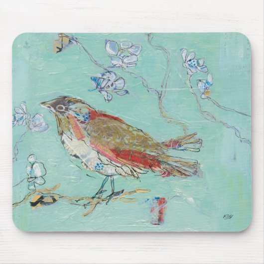 Aqua Bird Mousepad (Vorne)