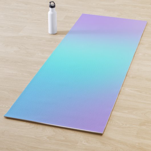 Aqua bis Lavender Gradient Yogamatte (Beispiel)