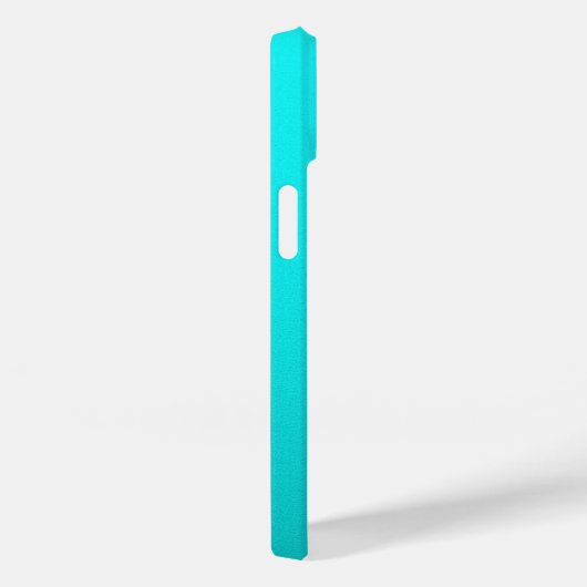 Aqua Black Elegant Calligraphy Script Name Case-Mate iPhone Hülle (Rückseite / Rechts)