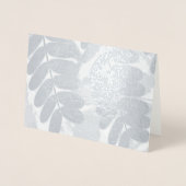 Aqua-Blätter Folienkarte (Vorderseite)