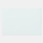 Aqua-blau-aquamarine Aquarellfarbe gemischte Musch Geschenkpapier Set (Vorderseite 2)