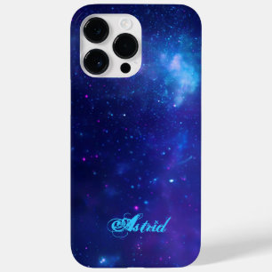 Aqua Blau Milchstraßen-Galaxie Personalisiert Himm Case-Mate iPhone 14 Pro Max Hülle