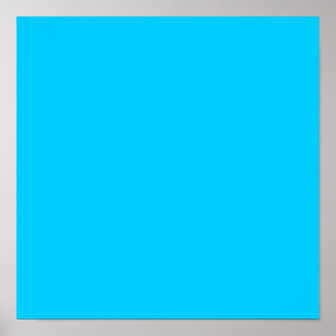 Aqua Blau Poster