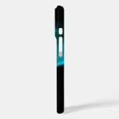 AQUA BLAUE FRAKTAL ROSE Case-Mate iPhone HÜLLE (Rückseite / Links)