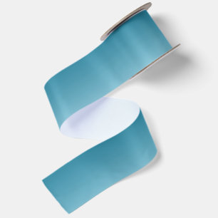 Aqua Blaue Himmel Ombre Geburtstag Satinband