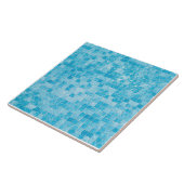 Aqua Blaue Keramikfliese (Seite)