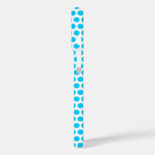 Aqua Blaue Kleine Punkte Case-Mate iPhone Hülle (Rückseite / Links)