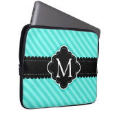 Aqua-blaue Laptopschutzhülle (Vorne Rechts)