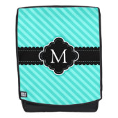 Aqua-blaue Rucksack (Vorderseite)