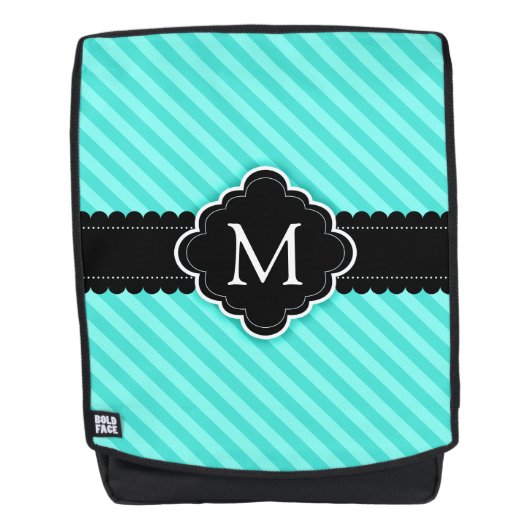 Aqua-blaue Rucksack (Vorderseite)