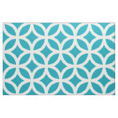 Aqua-blaues geometrisches Muster-Gewebe Stoff (Fat Quarter (45,7 x 55,9 cm))