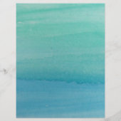 Aqua-blaues Hochzeitspapier (Rückseite)