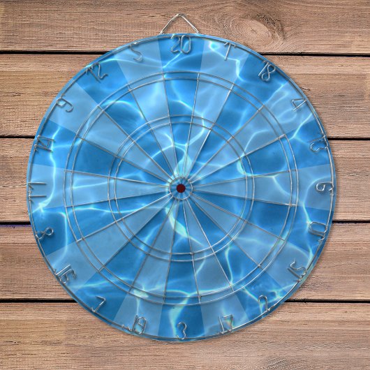 Aqua-Blaues Schwimmbad-Foto Dartscheibe