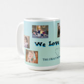 Aqua Blend 6-Photo Nana Tribute Kaffeetasse (Vorderseite Links)