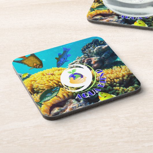 Aqua Blend Getränkeuntersetzer (Linke Seite)