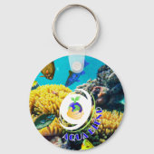 Aqua Blend Schlüsselanhänger (Vorderseite)