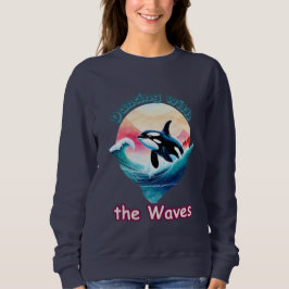 Aqua Bliss: Killer Orca überspringen Sweatshirt
