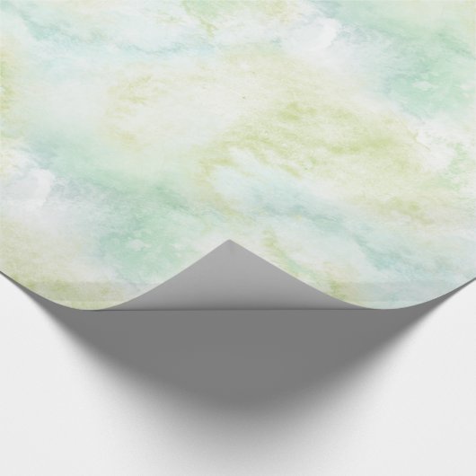 Aqua Bliss Wassercolor Geschenkpapier (Ecke)