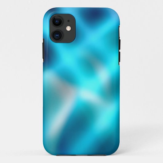 Aqua Blue abstrakt Gradien Case-Mate iPhone Hülle (Rückseite)