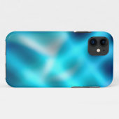 Aqua Blue abstrakt Gradien Case-Mate iPhone Hülle (Rückseite (Horizontal))