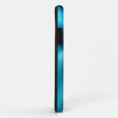 Aqua Blue abstrakt Gradien Case-Mate iPhone Hülle (Hinten/Rechts)