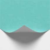 Aqua Blue Bubble Wrap Geschenkpapier (Ecke)