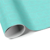 Aqua Blue Bubble Wrap Geschenkpapier (Rolleneckpunkt)