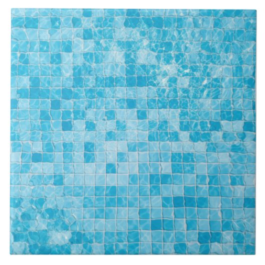 Aqua Blue Ceramic Tile Fliese (Vorderseite)
