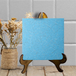 Aqua Blue Crackled Glaze Simple Modern Texture Fliese