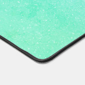 Aqua Blue Desk Mat - Großer benutzerdefinierter Ma Schreibtischunterlage (Ecke)