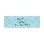 Aqua Blue Diamond Muster (Vorne)