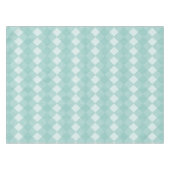 Aqua Blue Diamonds Circuit Board Muster Tischdecke (Vorderseite (Horizontal))