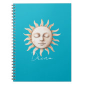 Aqua Blue Dream Sicilian Notizblock (Vorderseite)