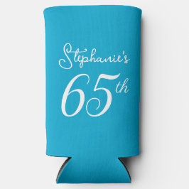 Aqua Blue feiert 65 Jahre 65. Geburtstagsparty Selters Dosenkühler