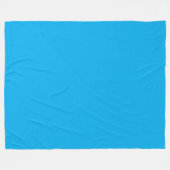 Aqua Blue Fleecedecke (Vorderseite (Horizontal))