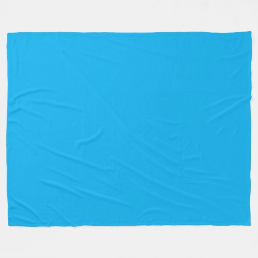 Aqua Blue Fleecedecke (Vorderseite (Horizontal))