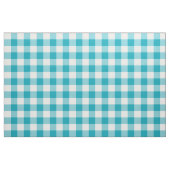 Aqua Blue Gingham Pattern Fabric Stoff (Fat Quarter (45,7 x 55,9 cm))