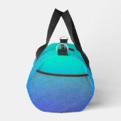 Aqua Blue Gradient Weekend Travel Duffel Bag Duffle Bag (Rechts)
