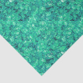 Aqua Blue Green Crushed Sea Glass Decoupage Seidenpapier (Ausschnitt)
