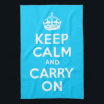 Aqua Blue hält Ruhe und führt weiter Geschirrtuch<br><div class="desc">Aqua Blue halten Ruhe und tragen weiter. Eine moderne,  helle Farbe für ein klassisches Design.</div>