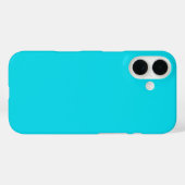 Aqua Blue Handycase Case-Mate iPhone Hülle (Rückseite (Horizontal))
