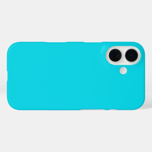 Aqua Blue Handycase Case-Mate iPhone Hülle (Rückseite (Horizontal))