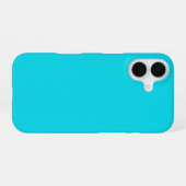 Aqua Blue Handycase iPhone 16 Hülle (Rückseite (Horizontal))