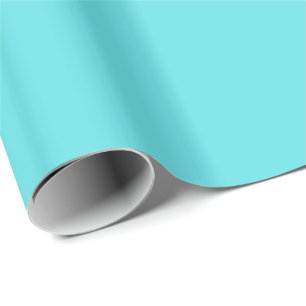 Aqua Blue Ice Weihnachten Geschenkpapier