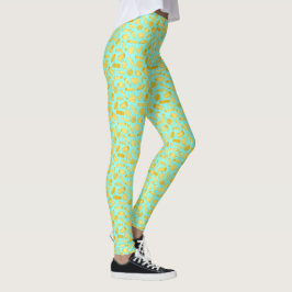 Aqua Blue Il Museo Cantonale d'Arte Leggings