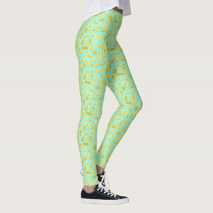 Aqua Blue Il Museo Cantonale d'Arte Leggings