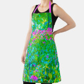 Aqua Blue Impressionistische Gartenanlage Landscha Schürze (InSitu)