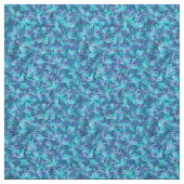 Aqua Blue Jacaranda Tree Abstract Design, Stoff (Muster)