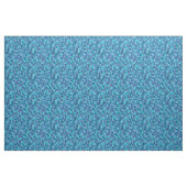 Aqua Blue Jacaranda Tree Abstract Design, Stoff (Fat Quarter (45,7 x 55,9 cm))